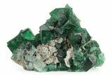 Fluorescent Green Fluorite Cluster - Rogerley Mine, England #243210-1